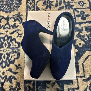 Style & Co. Women's Navy Heels